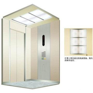 1000kg Passenger Elevator with Hairless Stainless Steel